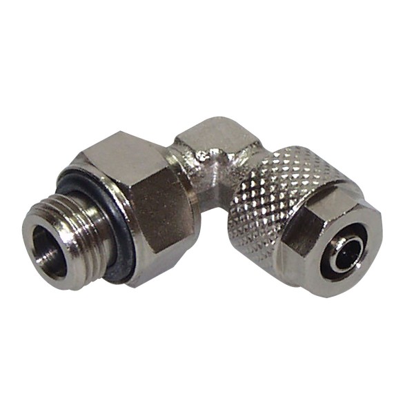Connection G1/8 inch to 6/4 mm (4x1) - 90 degree angle