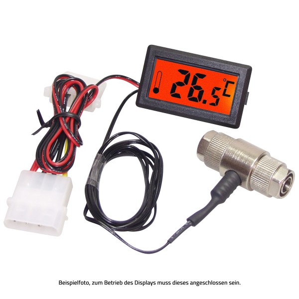 Inline Digital Wasserthermometer mit Hintergrundbeleuchtung