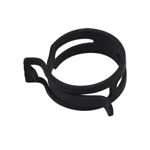 Spring band clamp 20.0 mm - Black, galvanized
