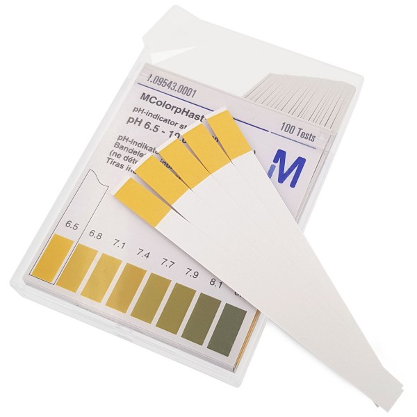 pH-Teststreifen für Kühlflüssigkeit (100 Stück)